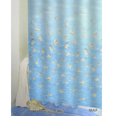 Текстильная шторка для ванны Bisk Gulf Multi 180x200 03564