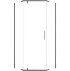 Душевая кабина Triton Дека Графит А1 100x100 без поддона, пят., прозр.\графит, Щ0000073930