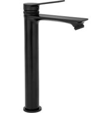 Смеситель для умывальника Rea Viral Black High B2029 отдельностоящий, черный матовый