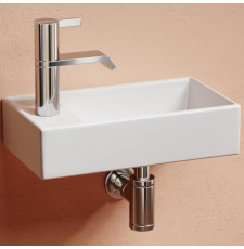 Раковина Ceramicanova Element 40.7 настенная, прям., чаша справа, отверстие слева