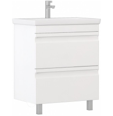 Тумба для умывальника Vigo Holly 700-0-2 Como напольная, 2 ящ., белый