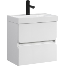Тумба для умывальника Belux Бостон НП 50-02 подвесная, 2 ящ., белый глянцевый 1