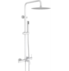 Душевая стойка Vivi Felice 0660 bianco opaco со смесителем, белый матовый