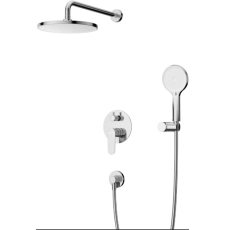 Встроенная душевая система Cezares Stylus DSET, хром