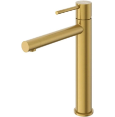 Смеситель для умывальника Cezares Relax LC2, высокий, браш.золото