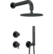 Встроенная душевая система Deante Silia Nero NQS N9YK со смесителем, черный