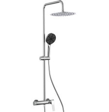 Душевая стойка Gid Edessa L070-CH-ND3 со смесителем, хром