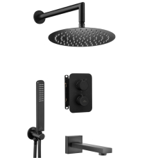 Встроенная душевая система Deante Nero BXYSX44T-1, 3 функции, черный