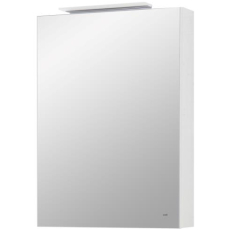 Зеркало-шкаф Roca Oleta 50x70 с подсветкой, левое, белый глянец