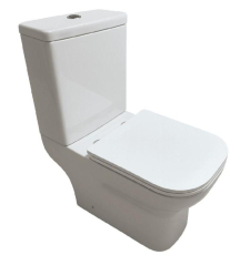 Унитаз напольный безободковый Grado GD-3207Т, торнадо, с крышкой микролифт слим, горизонтальный выпуск