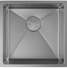 Мойка для кухни ZorG Zerox U/IF 44x44, под столешнцу, Steel