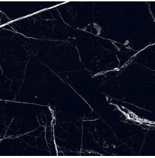 Напольная плитка-керамогранит Terra Nova Range Marquina Glitter 60x60 high gloss, черный