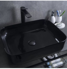 Раковина Gid BL1304 50 на столешницу, черный глянец