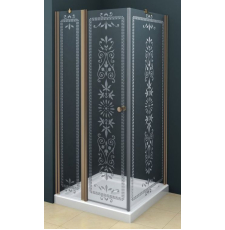 Душевая кабина Cezares Royal Palace AH12 100x90, бронза