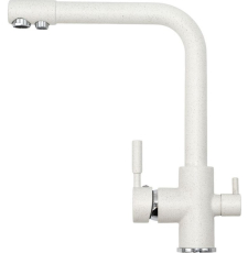 Смеситель для кухни Gerhans KK4055-3, с фильтром для питьевой воды, белый 18
