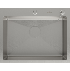 Мойка для кухни Roxen Simple 60x48, врезная, с коландером, дозатором, сатин