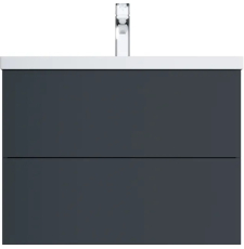 Тумба для умывальника AM.PM Gem 75, подвесная, графит матовый