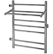 Полотенцесушитель Ростела Свирель V+ 50x70/8 водяной, с полкой, боковое 1 1\4", левый, хром