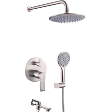 Встроенная душевая система Vivi Felice 8020 Nichel со смесителем, никель