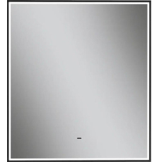 Зеркало Equil Forest LED 80x90, сенсор, черный