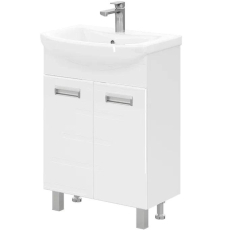 Тумба для умывальника Volna Joli 70.2D Балтика напольная, 2 дв., белый глянец, tnJOLI70.2D-01