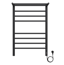 Полотенцесушитель Terminus Аврора КС П8 50x80 электрический с полкой, quick touch, правый, черный