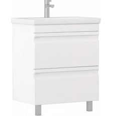 Тумба для умывальника Vigo Holly 700-0-2 Фостер напольная, 2 ящ., белый