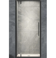 Душевая дверь Veconi VN-33B 80x195, прозр.\черн.