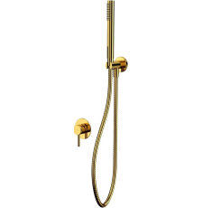 Встроенная душевая система Whitecross Y YSET02GL со смесителем, золото