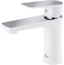 Смеситель для умывальника Kaiser Atrio 60011, белый\хром