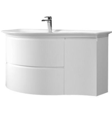 Тумба для умывальника Belux Версаль НП 111-02 подвесная, 1 дв., 2 ящ., левая, белый глянц. 1