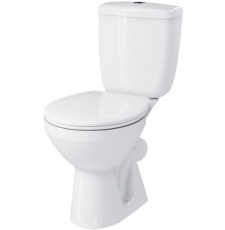 Унитаз Cersanit Mito Grey 031 напольный, 2 режима, с крышкой ПП, косой выпуск