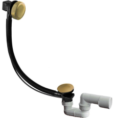 Сифон для ванны RAV Slezak MD0588PZ полуавтомат, 60 см, золото