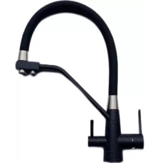 Смеситель для кухни Marrbaxx КМ014/Q4 М014Q004, с фильтром для питьевой воды, черный