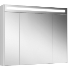 Зеркало-шкаф Belux Бристоль ВШ 100 100x80 с подсветкой, 1 дв., белый глянц. 1