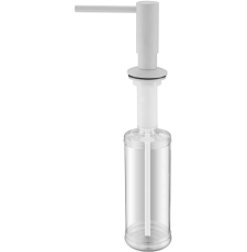 Дозатор для моющего средства Paulmark Decus D004-431, белый матовый, для кухни