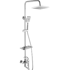 Душевая стойка Rossinka RS50 RS50-46 с термостатом, хром Душевая стойка Rossinka RS50 RS50-46 с термостатом, хром