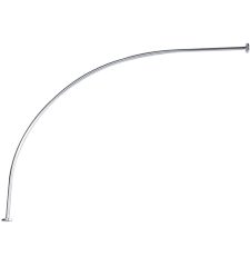 Карниз для ванны Triton 170x110 асимметричный, сталь, хром, GХ22078N Карниз для ванны Triton 170x110 асимметричный, сталь, хром, GХ22078N