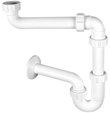 Сифон для умывальника McAlpine HC4PF-32SPS 1 1\4"x32 компактный