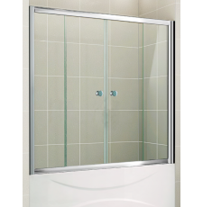 Душевая шторка на ванну Cezares Pratico VF2 170x140, пунто