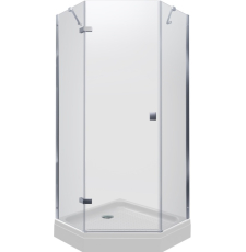 Душевая кабина Triton Сигма Хром А1 90x90 с поддоном, пятиуг., прозр.\хром, Щ0000054218