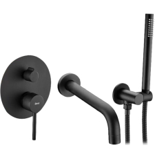 Смеситель для ванны Rea Lungo Black+Box P6300 встраиваемый, черный матовый