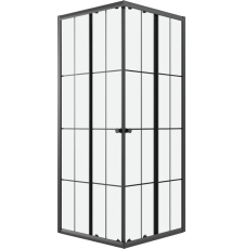 Душевая кабина Niagara Eco NG-1008-14QKL 80x80, прозр., рисунок/черн.