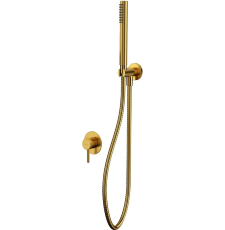 Встроенная душевая система Whitecross Y YSET02GLB со смесителем, брашированное золото