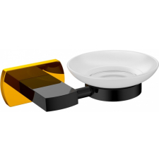 Мыльница CeramaLux Azzuro 95604, черный/золото