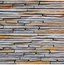 Фасадная плитка-камень Royal Legend Сиенна 48.5x15, серый с древесным