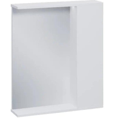 Зеркало-шкаф Volna Lake 60x70 с подсветкой, 1 дв., правое, белый глянец, zsLAKE60.R-01