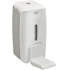 Дозатор для мыла и антисептика Puff-8189 локтевой, 800 мл, белый