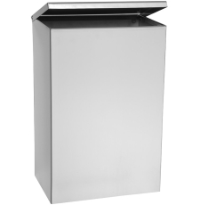 Мусорное ведро Bemeta 101915055 настенное, 6 л, нерж. сталь