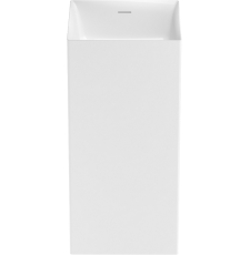Раковина Wellsee Pure 40 напольная, глянцевый белый